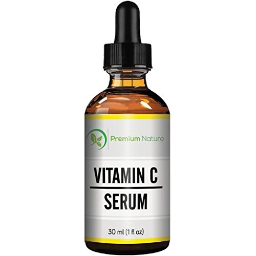 Vitamin C Serum Atni Aging Supplement - Super Strength 20% with Hyaluronic Acid for Skin - Hydrating Wrinkle Repair - Removes Dark Circles fades Age Spots All Organic 30 ml Premium Nature
