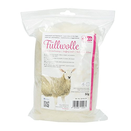 Füllwolle, 50 g, 100 % Schurwolle, efco 1002105