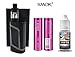 Produktbild SMOK Alien Kit mit TV8 Baby Gunmetal inkl. 2X Efest 18650 3000 mAh Akkus und Urban Juice Liquid