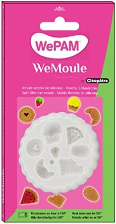 Wepam Wemoule PF00MD04 Mould for Porcelain Modelling - Assorted Cake Shapes