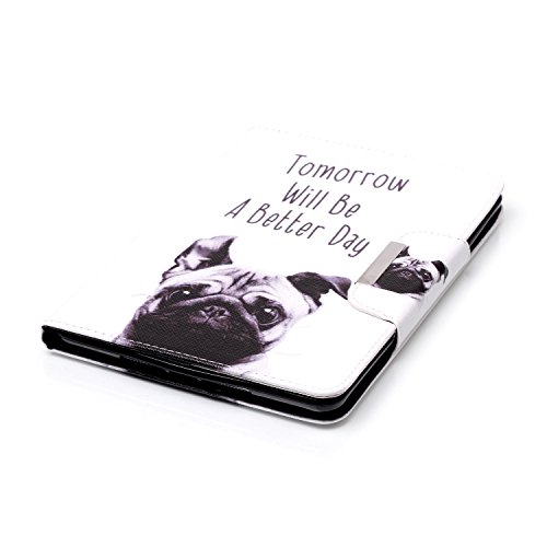 iPad Mini 1/2/3 Hülle, Deenor Bunt Painting und Stilvoll Brieftasche Tasche PU Leder Flip Protective Stand Tasche Schutzhülle Hülle für Apple iPad Mini 1/2/3 Generation.[Dog] - 4