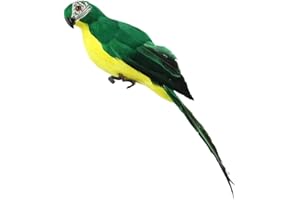 Maritown Parrot Garden Stake, Decorative Ornaments Artificial Birds on Stick for Outdoor Lawn Yard Garden Plant Flower Décor 25cm