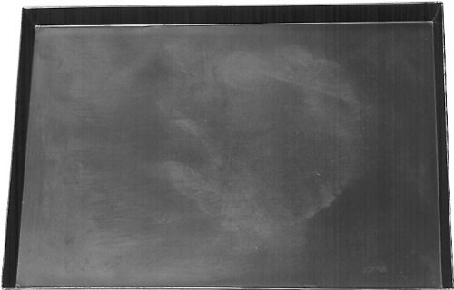 spécification Plaque à pizza en tôle bleue carré 50 x 50 x 3 cm