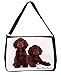 Produktbild Chocolate Cocker Spaniels 'Love You Mum' Large 16" Black School Laptop Shoulder