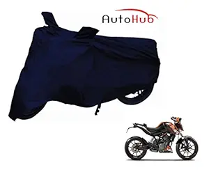 Auto Hub Water Resistant Bike Cover for KTM Duke 200 - Navy