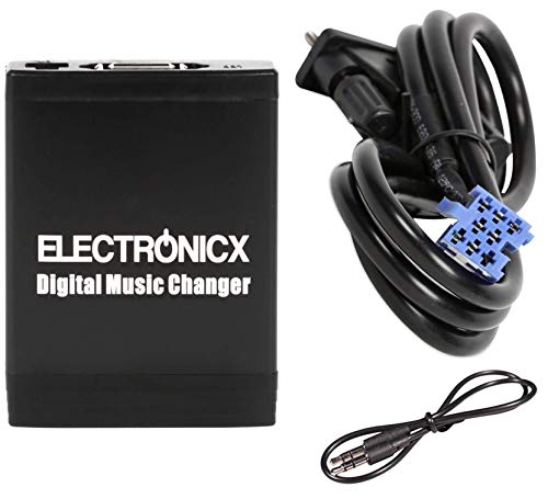 Electronicx Elec-M06-SMT Adaptateur Changeur numérique de Musique Voiture USB MP3 AUX SD CD pour Smart Lancia Fiat 8 Pin