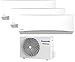 Produktbild TRIO MULTI Split Inverter PANASONIC Klimaanlage Klimagerät 2,5 + 2,5 + 3,2 kW
