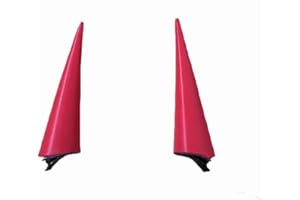 Xinchangda Anime Denji Power Cosplay Hair Clip Red PVC Horns Headwear Accessory Props for Halloween Party