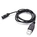 Produktbild Redstrong USB-Linie, 1M schwarz magnetisches Design USB-Ladegerät Kabel Ladekabel für Pebble Smart Watch für Travel Business Ladeleitung