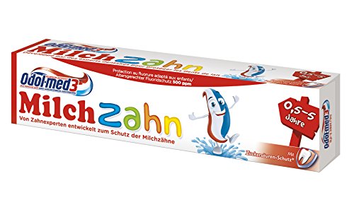 Odol-Med 3 dientes de leche pasta de dientes Paquete de 6