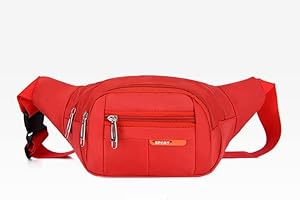 KANGKAI Running Pouch Belt Waist Pack Bag, Adustable Workout Gym Fanny Pack, Bounce Free Jogging Pocket Belt with Large Capacity, Perfect for Running Walking Cycling Outdoor