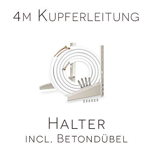 TCL KA 9000 BTU Split-Klimaanlage A++ (2.6 kW, 4m Leitungen, Halter, bis -15°C, Goldbeschichtung) - 5