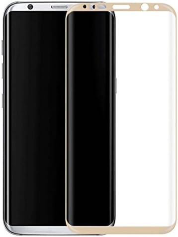 Samsung Galaxy S7 Full Coverage Screen Protector,JELLYEA 3D CURVED Hot Bending Tempered Glass for Galaxy S7,5.1inch,Gold
