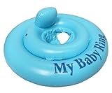 Baby Infant Inflatable Swimming Seat Ring Float in BLUE ROUND 0-12m