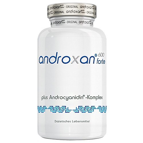 Preisvergleich Produktbild androxan600 forte - 120 Kapseln - L-Arginin-L-Aspartat - Androcyanidin (Pinien - Kiefernrindenextrakt)