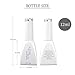 Azure Beauty Professional Gel Nail Polish LED Lamp Kit, Including 4 Pcs 12ml Colour Gel, Top & Base Coat 12ml, 24W Nail Lamp, 24 x Glitter Powder and Manicure Tools Set