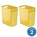Produktbild InterDesign UNA Waste, Trash Can for Bathroom, Kitchen, Bedroom-Set of 2, 12" Inch, Yellow