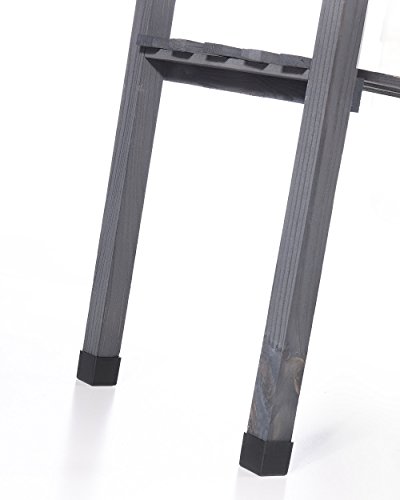 myGardenlust Pflanztisch für Garten Balkon und Terrasse – Gartentisch rechteckig aus Kiefern Holz – Blumentisch – Pflanzentisch 80 x 40 x 83,5 cm anthrazit - 3