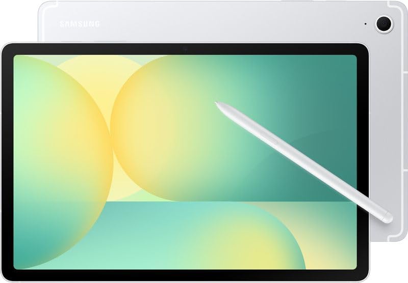 Samsung Galaxy S10 FE AI, Tablet Android, 128 GB di memoria, 8 GB di RAM, schermo da 27,70 cm/10,9 pollici, include S Pen, Wi-Fi, batteria a lunga durata, colore argento