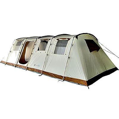 Skandika Casablanca Tente de camping tunnel familiale pour 12 personnes 700 x 400 cm