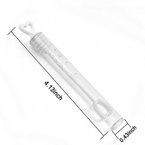 Seifenblasen Wedding Bubbles 24 pcs, Aodoor Seifenblasen für Hochzeiten Party, Geburtstag, Jubiläum (Keine Flüssigkeit) - 6