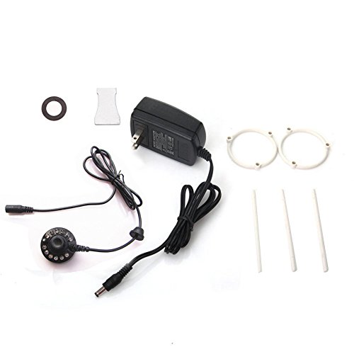 Fuloon 12 LEDs Mist-Maker Nebel-Luftbefeuchter 12 LEDs Nebel-Hersteller mit AC-Adapter mit Automatisch Farbwechsel - 6