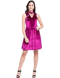 Globus Mesh Yoke Choker Neck Dress