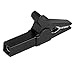 Produktbild Asixx Kroko/Abgreifklemmen Set, Krokodil Clip aus Messing für elektronische Produkttests, Fahrzeugladegerät, Länge 55mm,Rot, Schwarz(Schwarz)