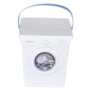 Waschmittelbehälter mit Motiv 20x17x23cm, Eimer für Waschpulver