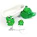 Produktbild Markenlos Badefrosch Set Badetiere Badefiguren Frosch Badewanne Badespielzeug Stöpsel