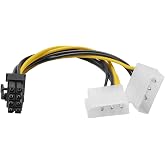 Alfais 4260 8 Pin Pci Express Ekran Kartı Power G&uuml;&ccedil; &Ccedil;evirici &Ccedil;oklayıcı