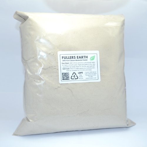 Fullers Earth Fine Powder 2kg - Pure & Natural Calcium Bentonite