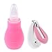 Produktbild MagiDeal Baby Pflegeset Nasensauger Nasensekretsauger mit Nagelfeile Nagelknipser - Rosa
