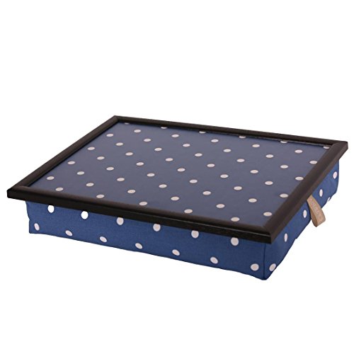 Andrew´s Knietablett Laptray mit Kissen Tablett Spot Blue