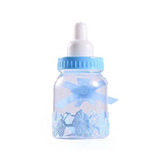 LianLe 12 pz Bomboniere Battesimo Biberon Portaconfetti Vasetto Caramella Bottiglia Baby Shower favori