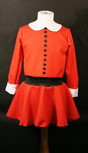 World Book Day-Willie Wonka-Dahl VERRUCA SALT or ANNIE Child's Fancy Dress Costume - All Ages (11-13 years)