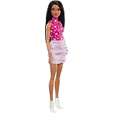 Barbie Fashionistas Doll #215 with Black Straight Hair,...