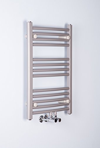 Preisvergleich Produktbild Handtuchheizkörper Badheizkörper Handtuchwärmer 700x500mm Silber