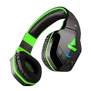 boAt Rockerz 510 Over-Ear Headphones with 20 Hours Battery, 50mm Drivers, Easy Tap Controls, Powerful Bass(Viper Green)