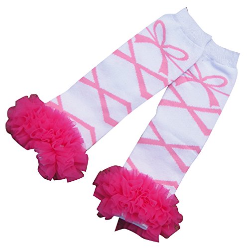 Pinkyee Little Girl'S Bow Leg Warmers Pink