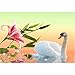 Produktbild JSKJ 5D DIY Voll Bohrer Diamant Malerei Blume Swan Kreuzstich Stickerei Kit Super Licht Zarte Mode Geschenk
