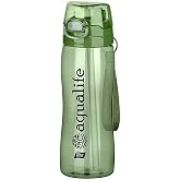 Pipetli Sporcu Okul Su Matarası - 750 ml - Suluk Rio (Yeşil)