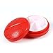 Produktbild 4 Slots Pill Box Tablet Medizin Fall Lagerung Splitter Fälle rot