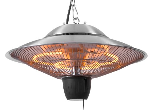 1.500 Watt – Elektrischer Halogen- Infrarot-Außen-Heizstrahler für Deckenmontage - 2