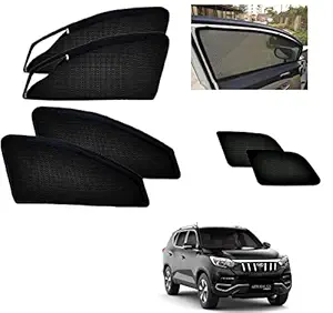 Auto Addict Zipper Magnetic Sun Shades Car Curtain Mahindra Alturas G4