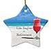 Produktbild Christmas Ornaments Holiday Tree Ornament Life Begins at Retirement Frosty Drink on Beach Both Sides Star Ceramic Ornament Crafts Christmas Gifts