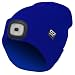 Produktbild Mütze-Beanie Farbe blau mit LED Licht/Lampe USB-rechargeable, unisex, onesize, 3 Stufen dimmbar, waschbar, Lampe entnehmbar |für camping und Arbeiten im Dunkeln | Marken Qualität von GORILLA