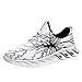 Produktbild Herren Sportschuhe Kolylong® Männer Schnürschuhe Atmungsaktiv Anti-Rutsch Dämpfung Mode Leichtgewicht Laufschuhe Freizeit Sneaker Low-Top Bequeme Wanderschuhe Outdoor Turnschuhe Gymnastikschuhe