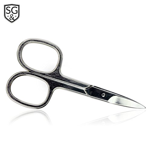 Premium Nagelschere Made in Germany mit echt Leder Etui | super scharf – klassische Form ideal zur Maniküre und Pediküre - 2