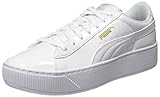 Angenehmes Tragegefühl Puma Damen Vikky Platform Patent Sneaker, Weiß (White-White), 39 EU (6 UK)